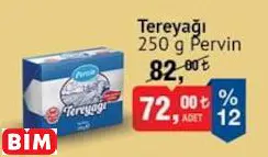 PERVİN TEREYAĞI 250 G